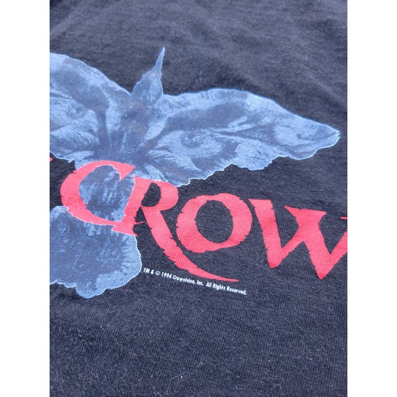 Vintage RARE 1994 The Crow Movie T-Shirt Brandon Lee XL Tultex - Picture 2 of 4